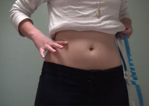 HIP meauring waist - finding your hipbone